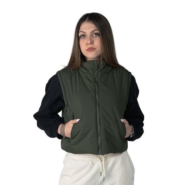 ChalecoThe Brooklyn Haus Puffer de Mujer - 210829I24 Verde Militar