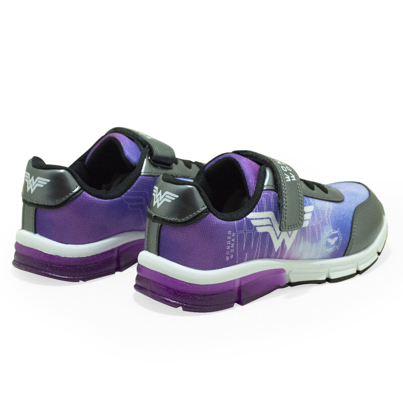 Championes Disney DC Wonder Woman Suela con Luces de Niños - WWICFW25500 Violeta