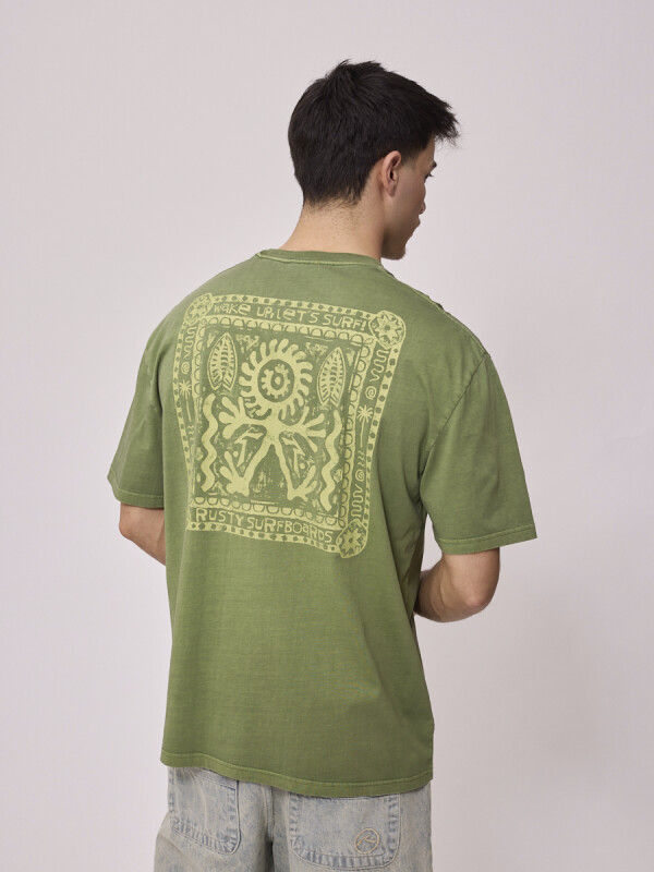 T-SHIRT FLIPDA RUSTY Verde