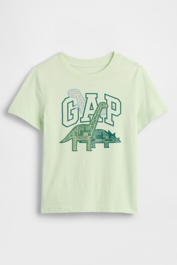 Remera Logo Gap Toddler Niño Pod Green