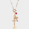 Collares Cortos Religioso Collares Largo Multi Dijes - Dorado