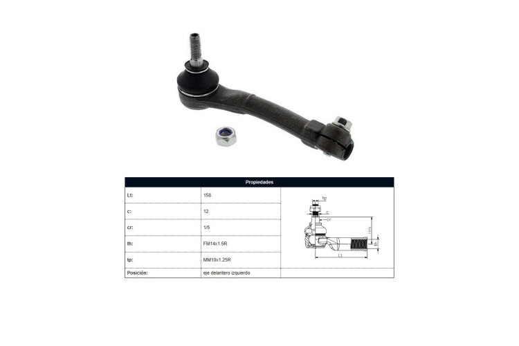 Puntero Renault Clio/Symbol 00-13 Izq Puntero Renault Clio/Symbol 00-13 Izq