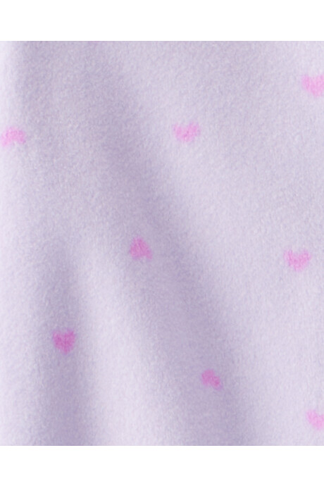 Pijama una pieza de micropolar, con pie, púrpura, diseño koala Sin color