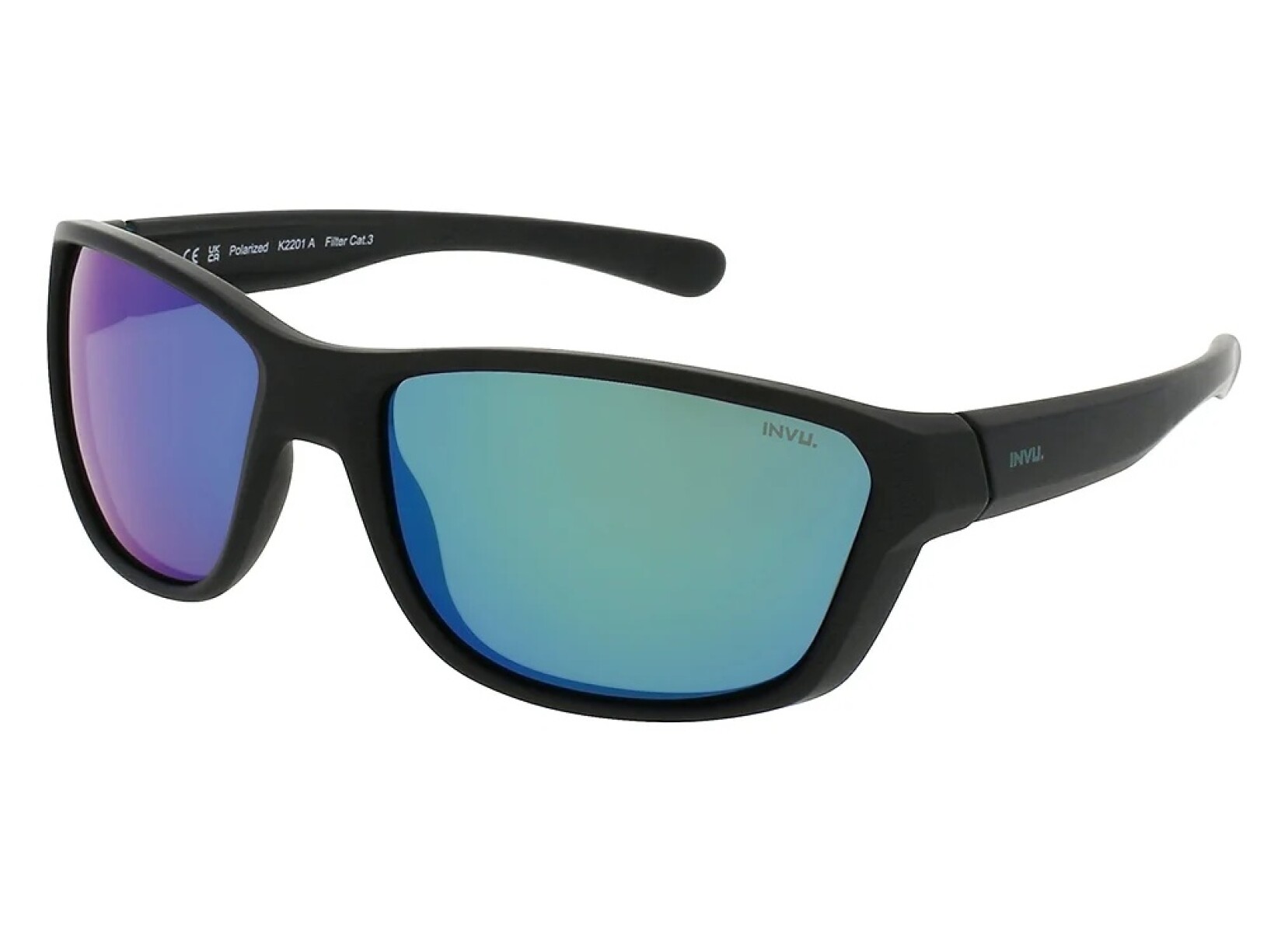 INVU Kids K2201A M.Black Flex Polarized 