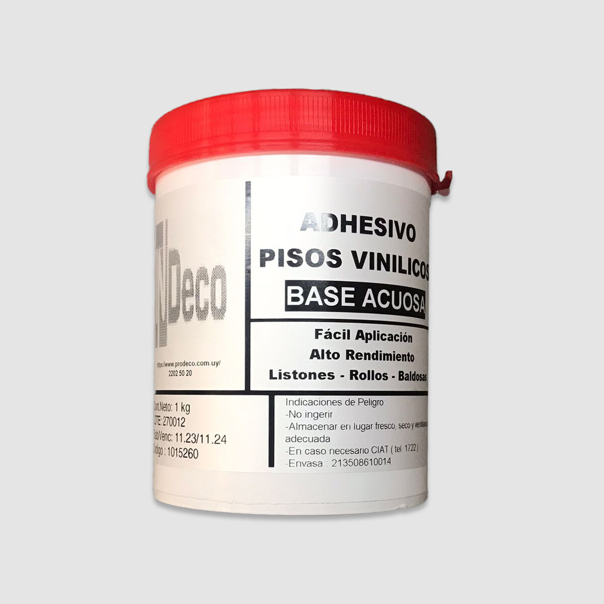 Adhesivo para Pisos Vinilicos base Acuosa 1kg 