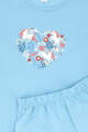 Pijama infantil unicorn love Celeste