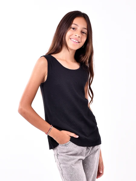 MUSCULOSA TAMI NEGRO