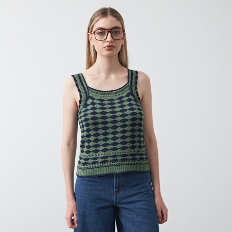 TOP EVARISTO Azul Marino