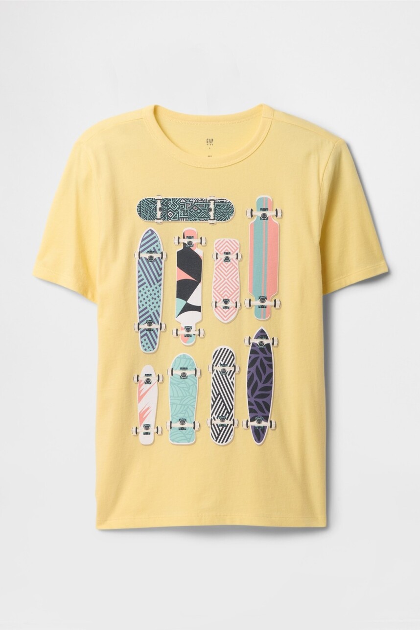 Remera Gráfico Niño Pale Banana 12-0824Tcx