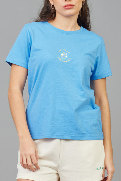 T-SHIRT SHANE DIXIE Ceruleo