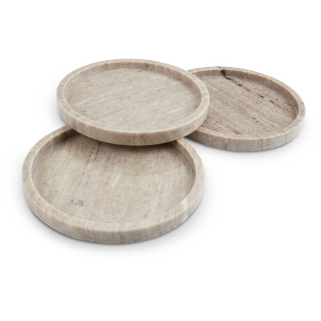 Bandeja Decorativa Valdemar Ø25Cm Marmol