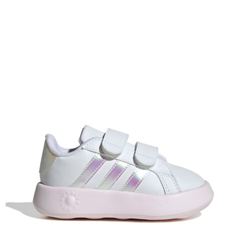 Championes Adidas Grand Court 2.0 Infant Femenino Blanco - Rosado Claro