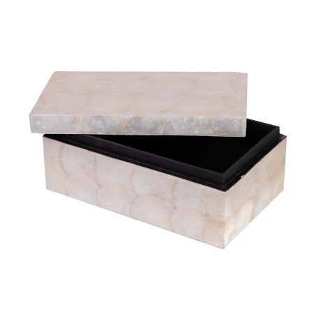 CAJA NÁCAR NACAR NATURAL-BEIGE 25X15X10CM, NATURAL
