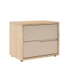 Mesa de Luz 2 cajones Moderna Hanover