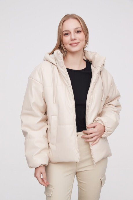 Campera Agosyn Beige Claro