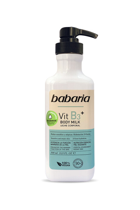 Imperfectos - Crema Corporal Babaria x 500 ml Vitamina B3+