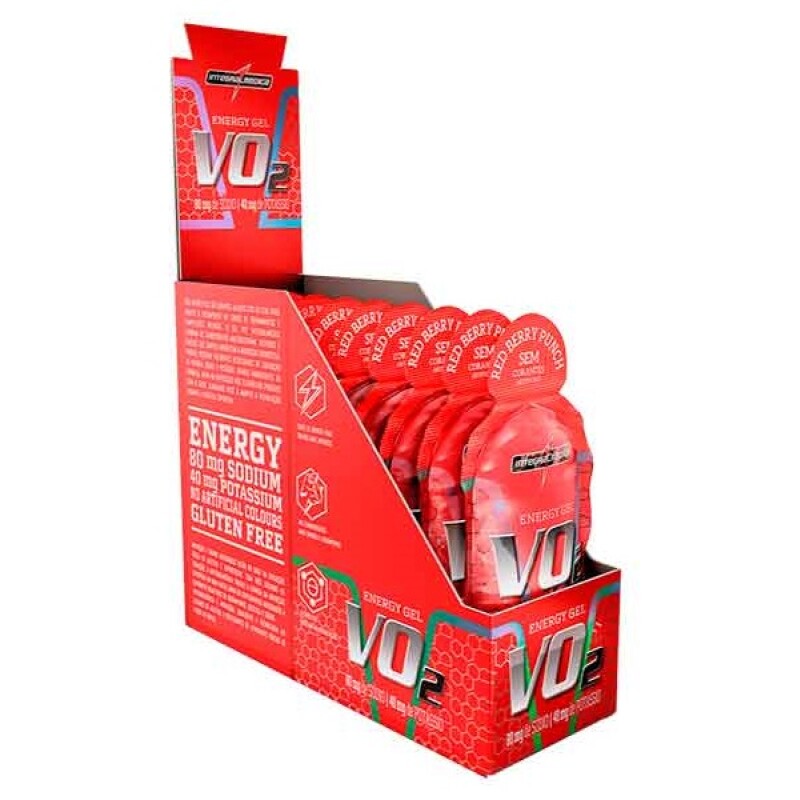 Gel Energizante V02 Frutos Rojos 10 Sachets Gel Energizante V02 Frutos Rojos 10 Sachets