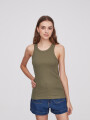 Musculosa Carss Verde Oliva Oscuro