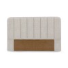 Respaldo madera tapizado tela Beige 2.11 mts Respaldo madera tapizado tela Beige 2.11 mts