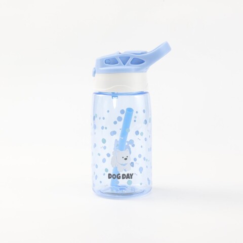 BOTELLA DE AGUA DE PLÁSTICO PUPPY DUODUO CON TAPA ABATIBLE Y PAJITA (480 ML – AZ BOTELLA DE AGUA DE PLÁSTICO PUPPY DUODUO CON TAPA ABATIBLE Y PAJITA (480 ML – AZ