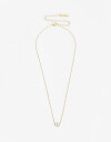 Cadena Corta con Dije Cubic zirconia Collar Con Dije Cubic Dorado - Dorado