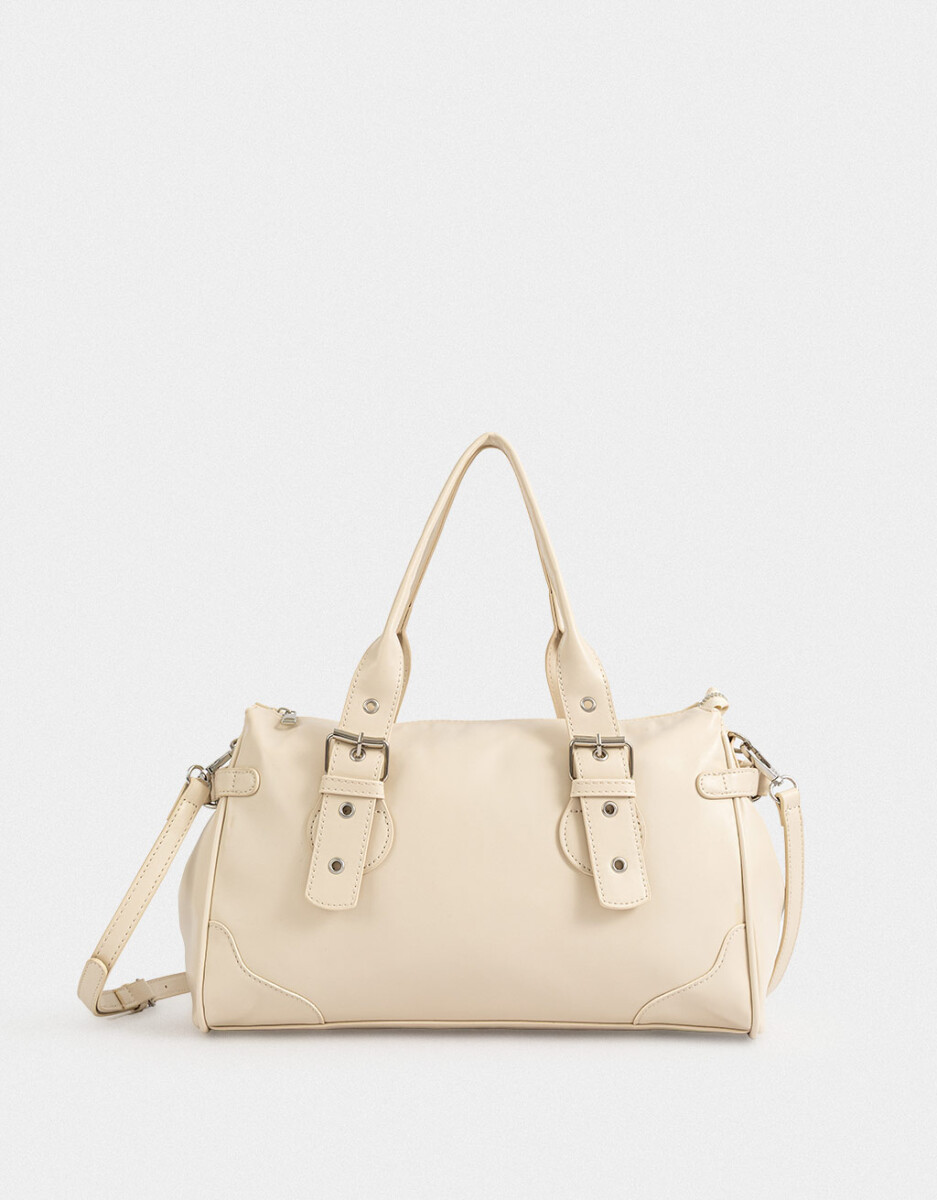 Cartera Bowling Con Hebillas 