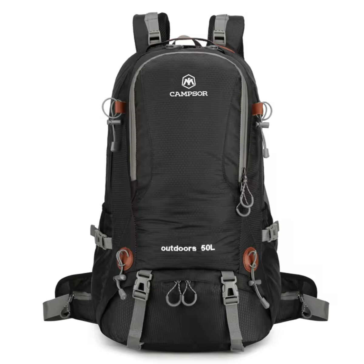 Mochila outdoors 50L CAMPSOR - Negro 