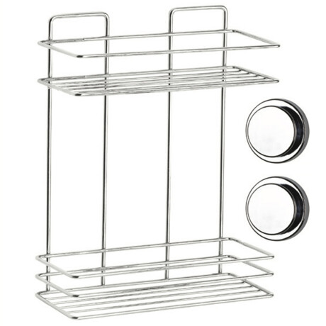 Organizador Rectangular Cromado de Dos Pisos Organizador Rectangular Cromado de Dos Pisos