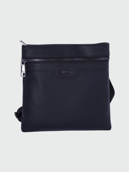 BOSS Bolso Bandolera de Piel Sintética Negra 0