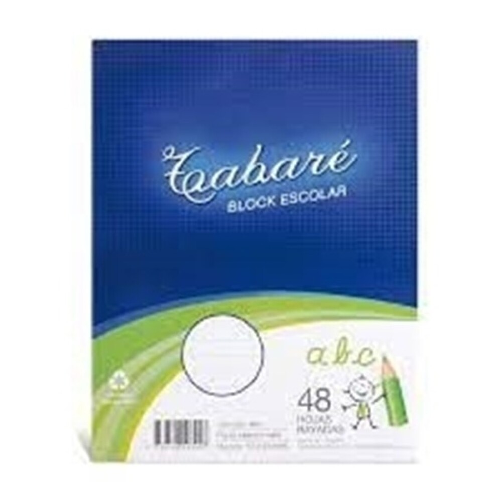 Block Escolar 48 Hojas Tabaré #Block Escolar 48 Hojas Tabaré