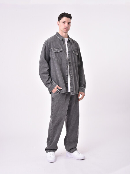 SOBRECAMISA ALEX GRIS OSCURO