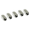JUEGO DE TUERCAS DE RUEDA CROMO CIEGAS 12X1.5 MM (5) (OUTLET) Juego De Tuercas De Rueda Cromo Ciegas 12x1.5 Mm (5) (outlet)