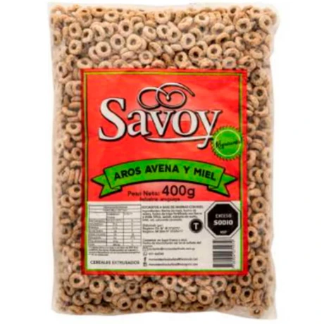 CEREAL SAVOY 400G AVENA Y MIEL CEREAL SAVOY 400G AVENA Y MIEL