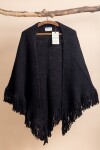 Ruana Triángulo Negro