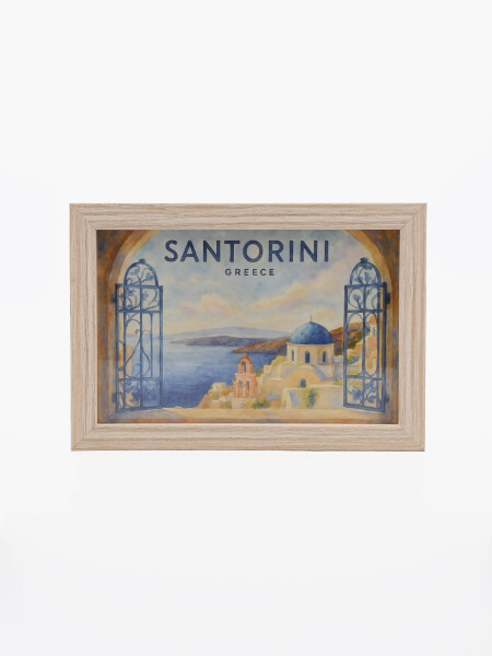 CUADRO SANTORINI ESTAMPADO 1