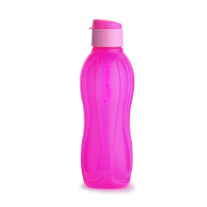 BOTELLA ECO TWIST TUPPERWARE CON PICO 1 LT ROSA NEON