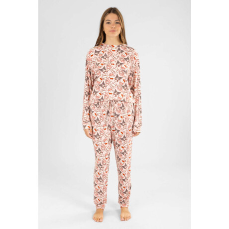 Pijama hello kitty aop hacci Rosado