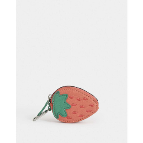 Monedero Cuerina Frutilla Rojo Frutilla
