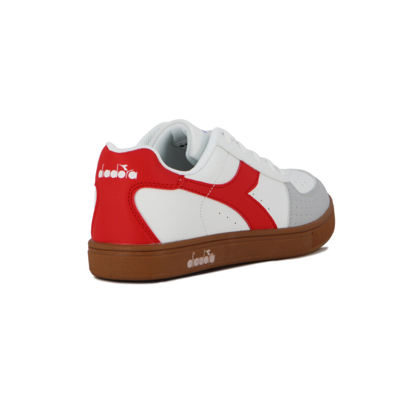 Diadora Champion Lifestyle Helio Ii Hombre - Blanco/rojo Blanco-rojo