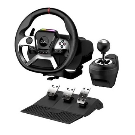 Volante Genius Speedmaster X5 con Vibracion, Pedales y Cambios 001