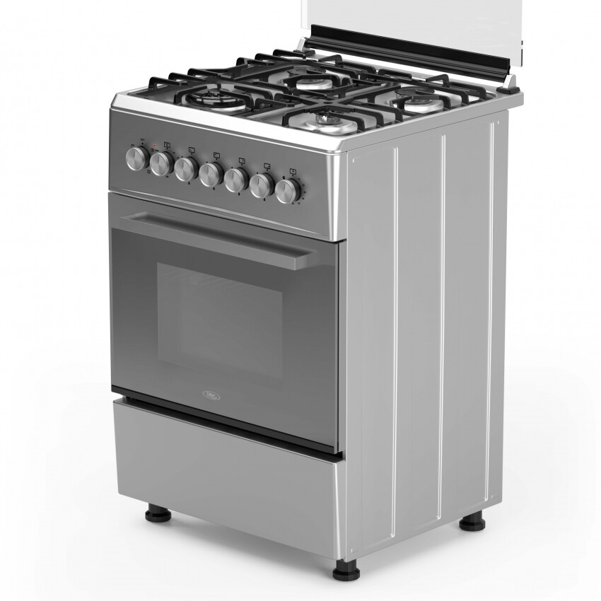 Cocina combinada Dikler 4H D-20 inox. Cocina combinada Dikler 4H D-20 inox.
