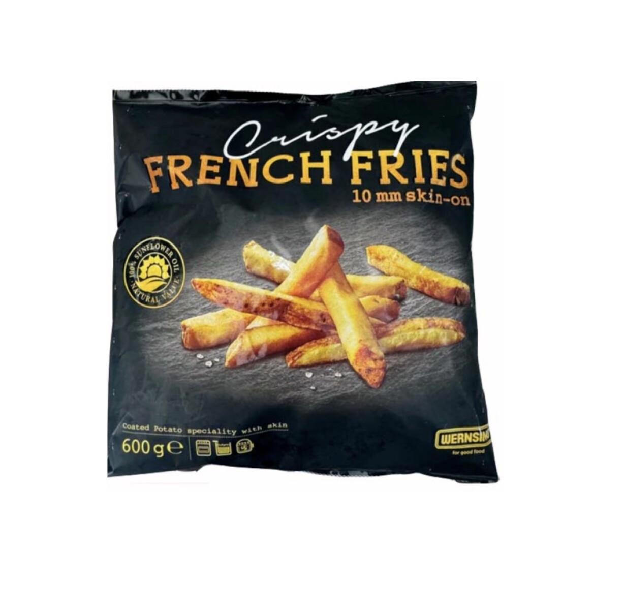 CRISPY FRENCH FRIES 10MM CON PIEL 600 GRS 