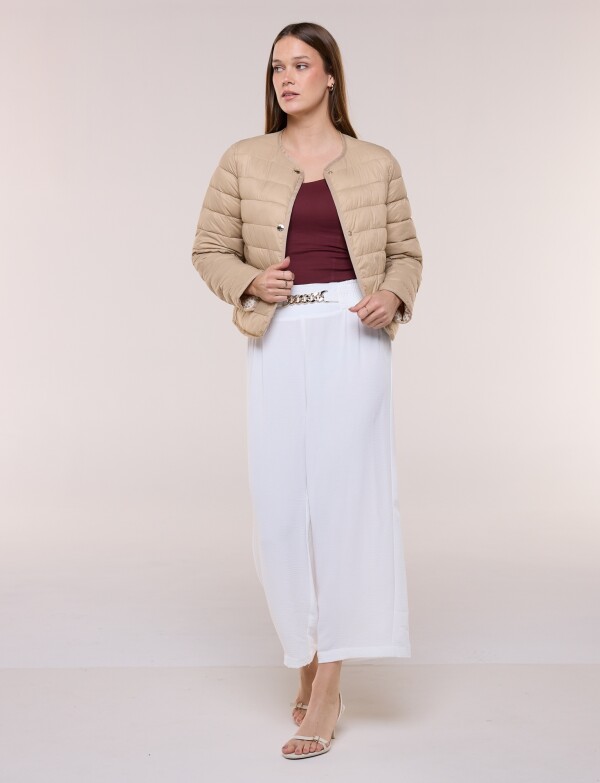 Campera Packable Reversible BEIGE