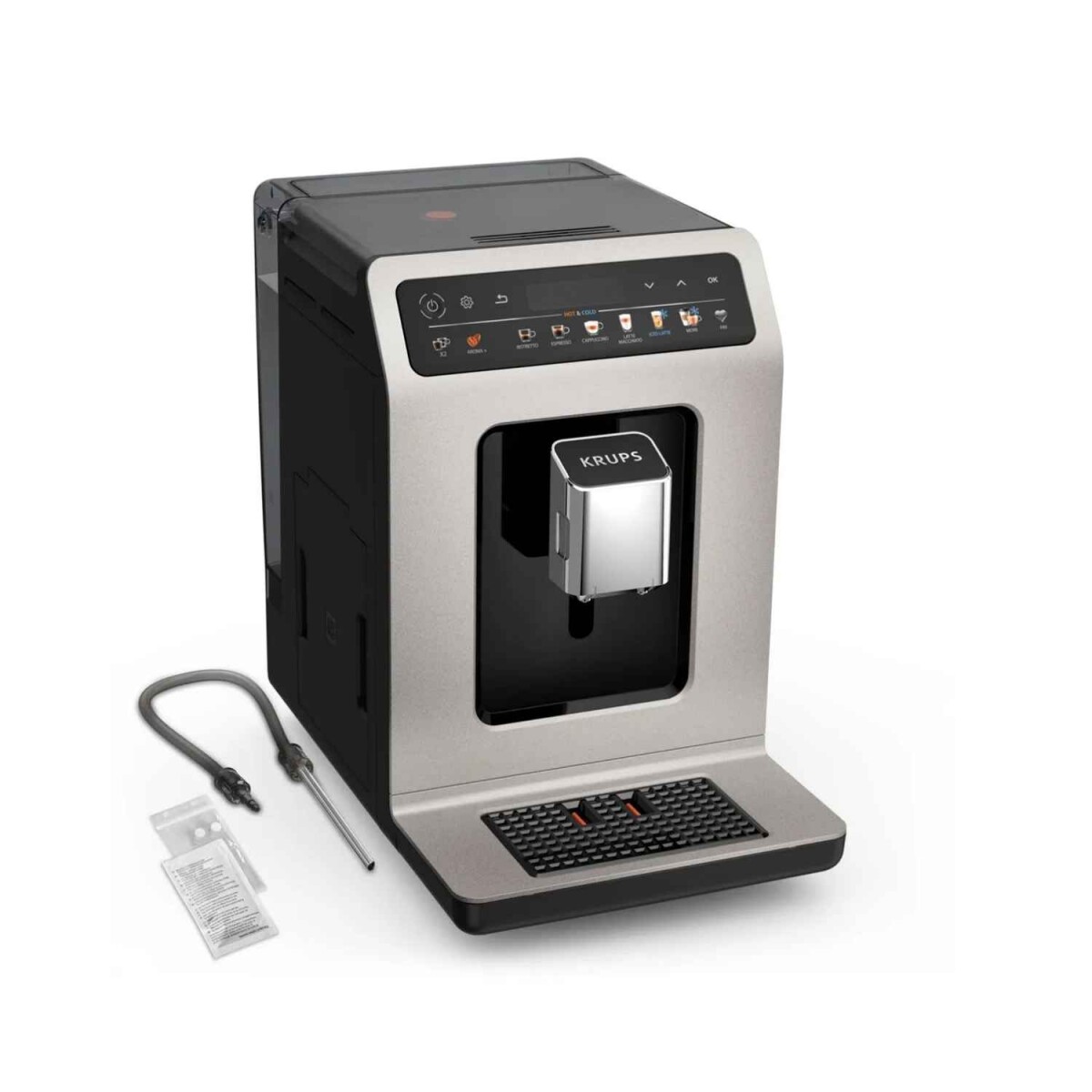 Cafetera Espresso Krups Evidence Hot & Cold | 18 Recetas Frías y Calientes 