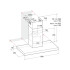 Campana De Pared Ariston Ahbs9.3fllx 90 Cm CAMPANA ARISTON AHBS9.3FLLX 90CM INOX