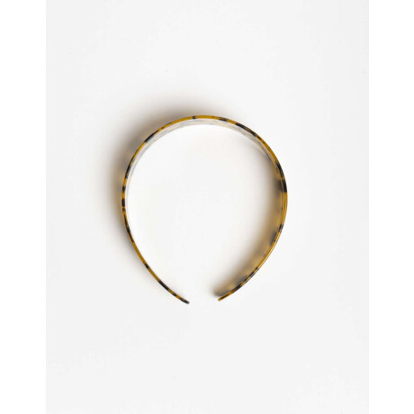 Vincha Acrílico Carey Marron Carey