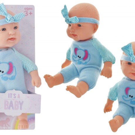 BEBE DE GOMA Y TELA 22CM EN CARTON 781-6111A BEBE DE GOMA Y TELA 22CM EN CARTON 781-6111A