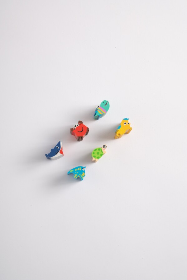 Pack x6 gomas de borrar Animales Del Mar