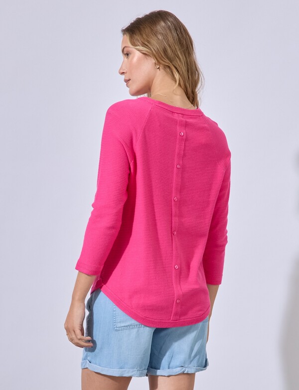 Buzo Raglan Algodon FUCSIA