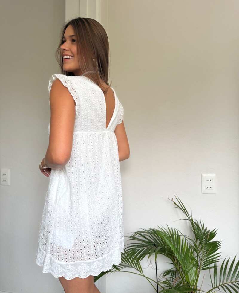 Vestido Ambar blanco
